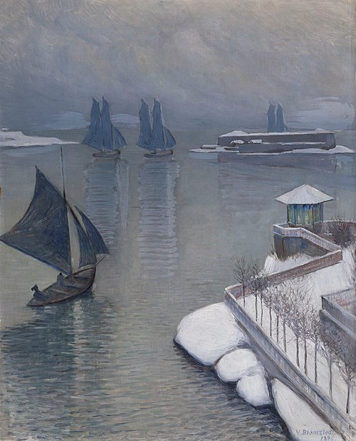 First Snow, 1896, Väinö Blomstedt