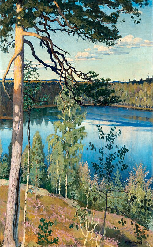 Lake in the Wilderness, 1895, Väinö Blomstedt