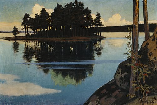 Sunset, 1898, Väinö Blomstedt