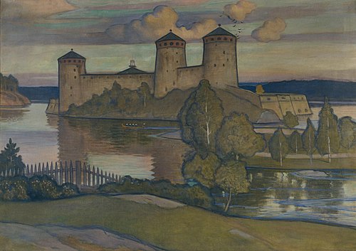 Olavinlinna, 1900, Väinö Blomstedt