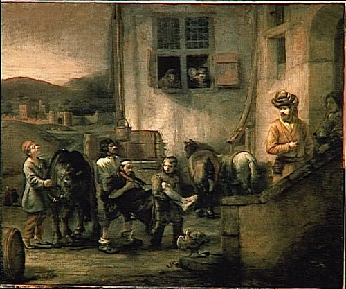 Le Bon Samaritain, 1648, Constantin Adrien van Renesse