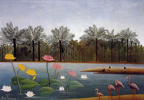 The Flamingoes, 1907, Henri Rousseau