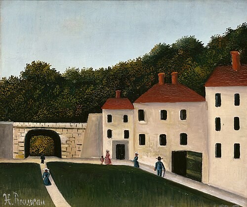 Promeneurs dans un parc, 1905, Henri Rousseau