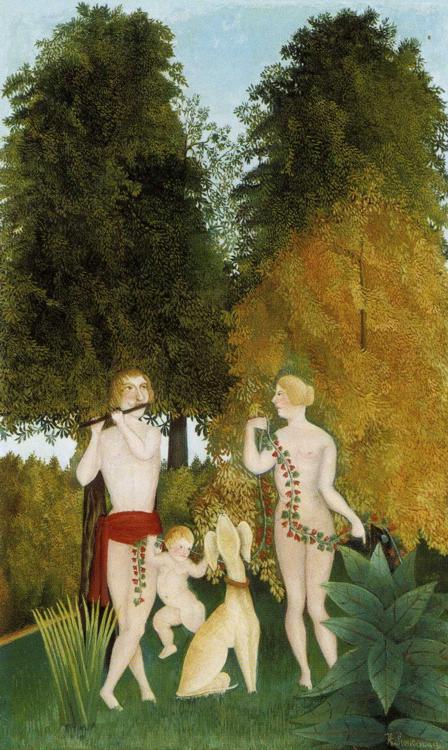 Happy Quartet, 1902, Henri Rousseau