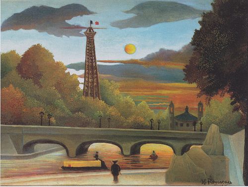 Vue de la tour Eiffel, 1897, Henri Rousseau