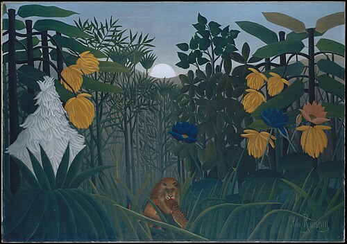 The Repast of the Lion, 1907, Henri Rousseau