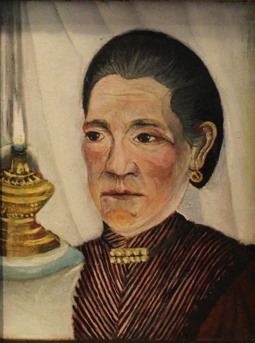 Portrait de la seconde femme de Rousseau, 1900, Henri Rousseau