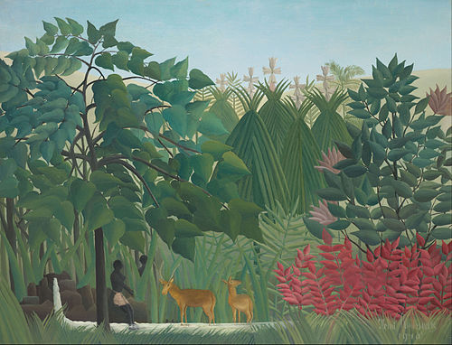 The Waterfall, 1910, Henri Rousseau