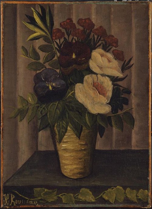 Still Life with Flowers, 1905, Henri Rousseau