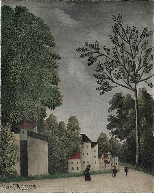 Village Street, 1909, Henri Rousseau