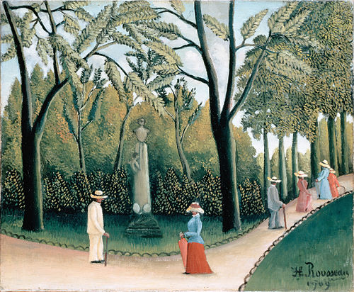 Luxembourg Gardens. Monument to Chopin, 1909, Henri Rousseau