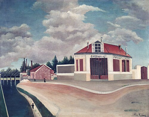 La Fabrique de chaises à Alfortville, 1897, Henri Rousseau