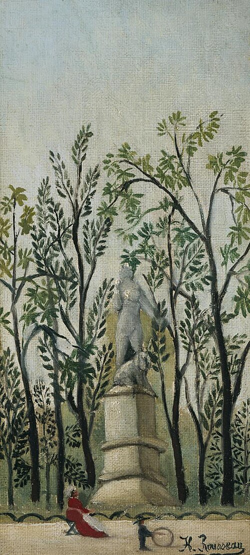 Statue de Diane au parc, 1909, Henri Rousseau
