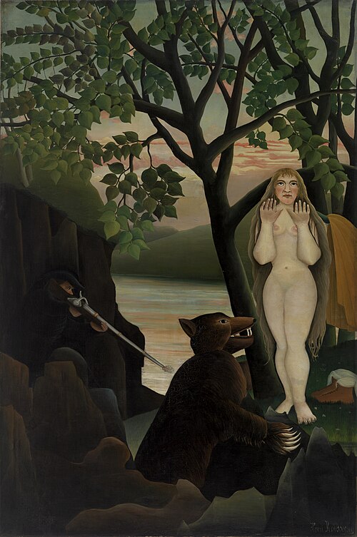 Unpleasant Surprise (Mauvaise surprise), 1901, Henri Rousseau