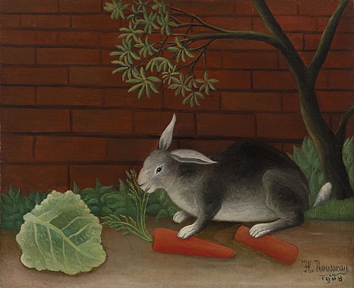 The Rabbit's Meal, 1908, Henri Rousseau