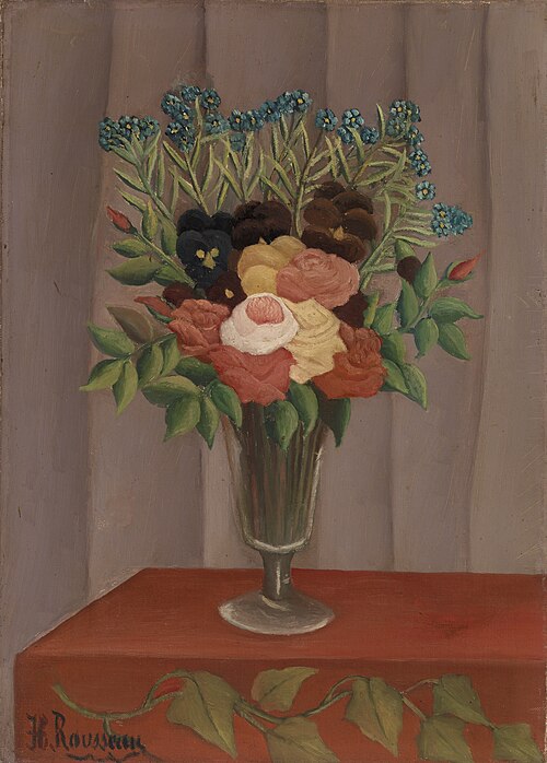 Bouquet of Flowers, 1910, Henri Rousseau