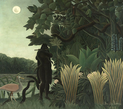 La encantadora de serpientes, 1907, Henri Rousseau