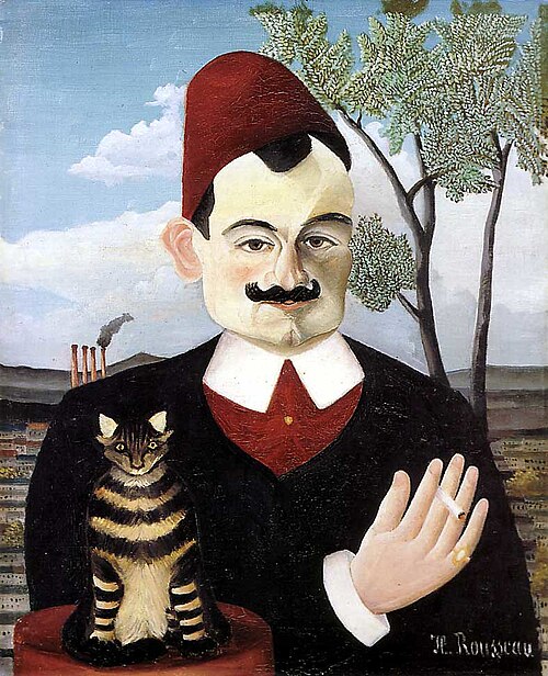 Portrait of Monsieur X (Pierre Loti), 1906, Henri Rousseau