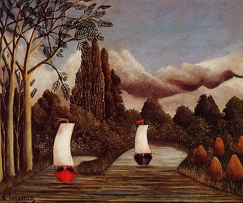 Banks of the Oise, 1905, Henri Rousseau