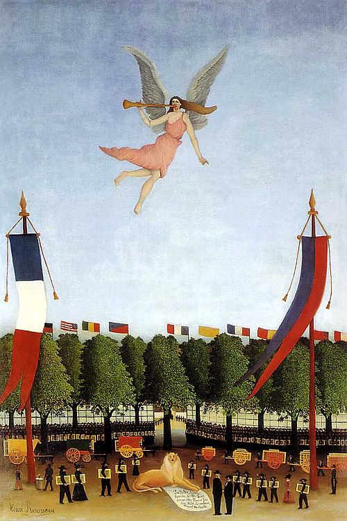 La Liberté invitant les artistes à prendre part à la 22e exposition des Indépendants, 1905, Henri Rousseau