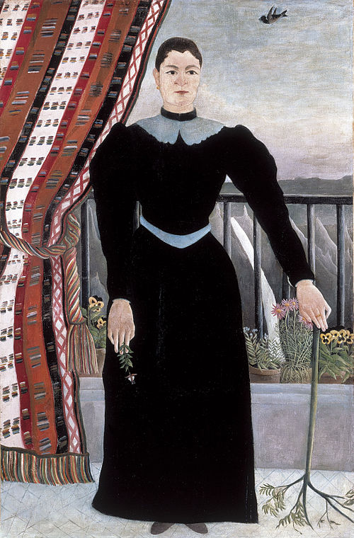 Portrait de femme, , Henri Rousseau