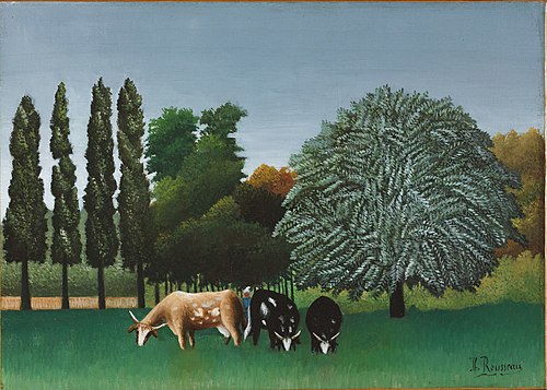 The Banks of the Oise, 1907, Henri Rousseau