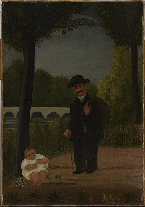 Stroller and Child, 1905, Henri Rousseau