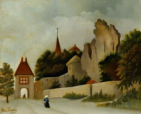 Landscape with Ruins, 1906, Henri Rousseau