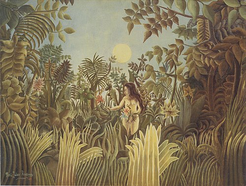 Eve in the Garden of Eden, 1908, Henri Rousseau