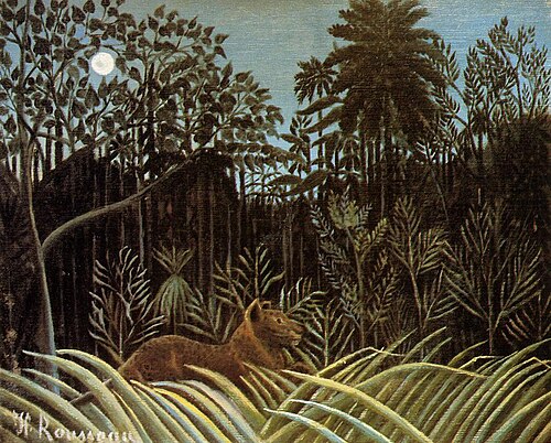 Jungle with Lion, 1904, Henri Rousseau