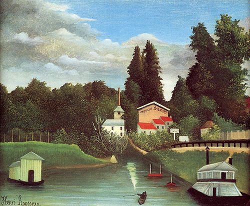 The Moulin d'Alfort, 1895, Henri Rousseau