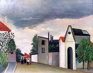 Rue en Banlieue, 1896, Henri Rousseau