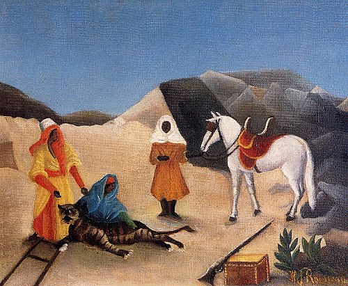 La Chasse au tigre, 1895, Henri Rousseau