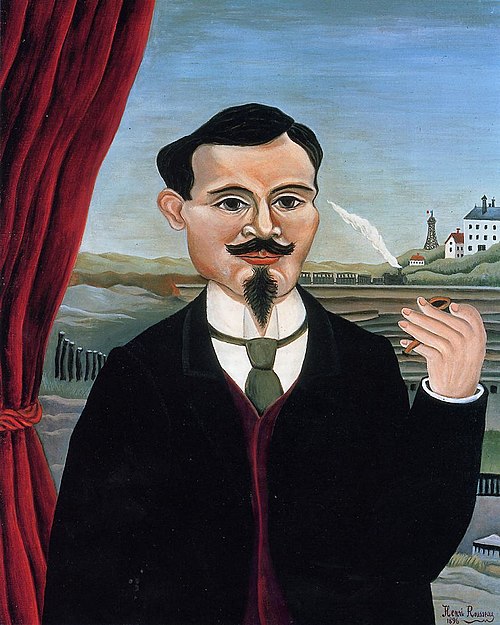 Portrait of Léon-Paul Fargue, 1896, Henri Rousseau
