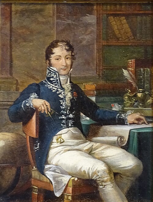 Portrait d'homme assis, 1812, Louis-Philippe-Joseph Girod de Vienney de Trémont