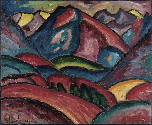 Oberstdorfer Landschaft, 1912, Alexej von Jawlensky