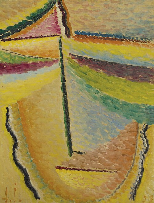 Abstract Head the Guardian Angel, , Alexej von Jawlensky