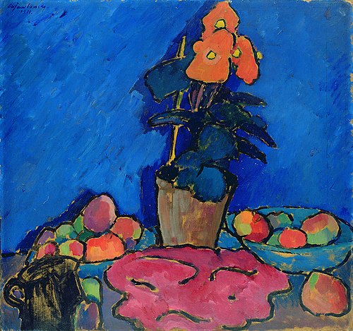 Still Life with Begonia, 1911, Alexej von Jawlensky