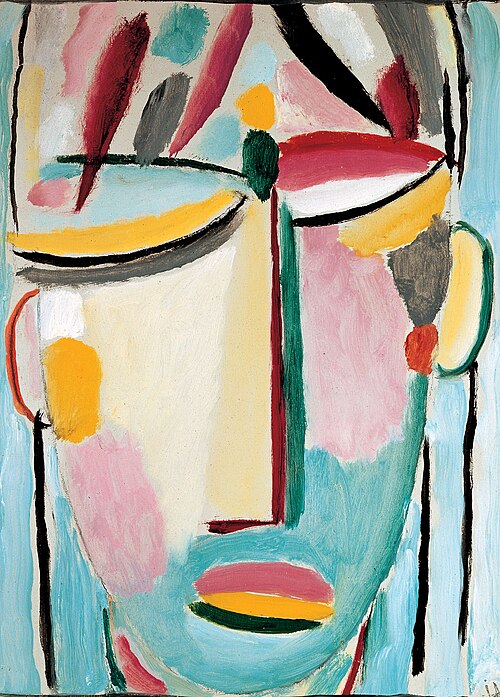 Heilandsgesicht: Der Tod II, 1919, Alexej von Jawlensky