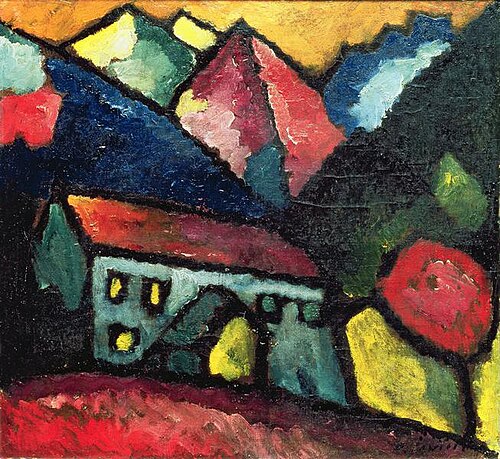 A House in the Mountains, 1912, Alexej von Jawlensky