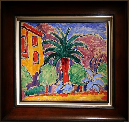 casa con palma, 1914, Alexej von Jawlensky