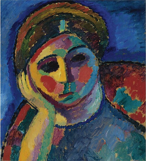 The thinking woman, 1912, Alexej von Jawlensky
