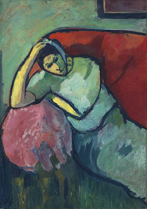 Sitzende Frau, 1909, Alexej von Jawlensky