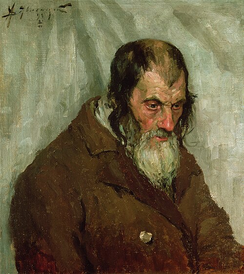 The old Jew, 1893, Alexej von Jawlensky