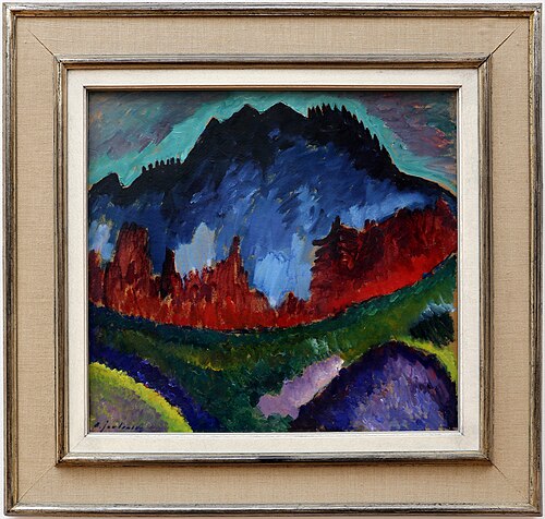 Landscape near Obersdorf, 1912, Alexej von Jawlensky