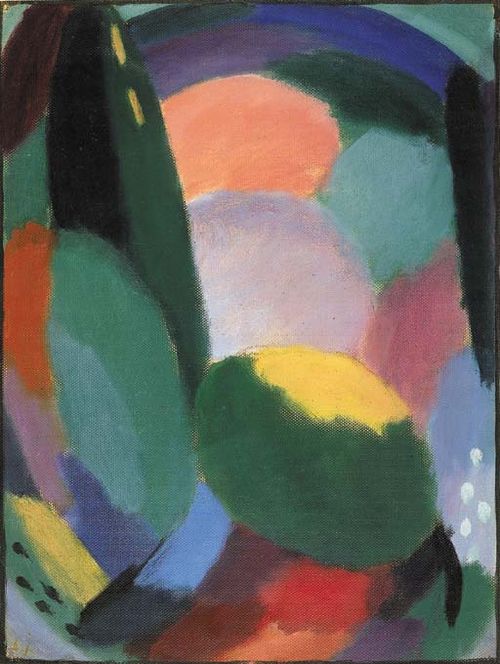 Variation: Glorreicher Abend - Sommersegen II, 1917, Alexej von Jawlensky