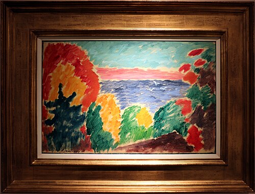 Landscape at Lake Geneva, 1914, Alexej von Jawlensky