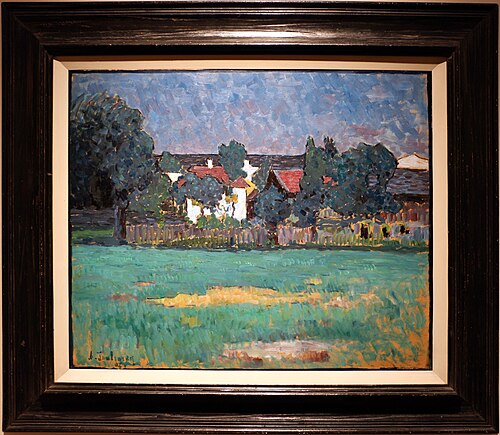 Landscape near Wasserburg (Bavaria), 1907, Alexej von Jawlensky