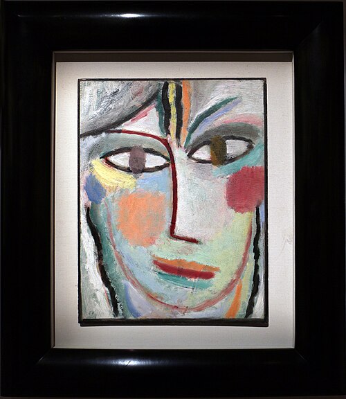 testa di donna femina, 1922, Alexej von Jawlensky