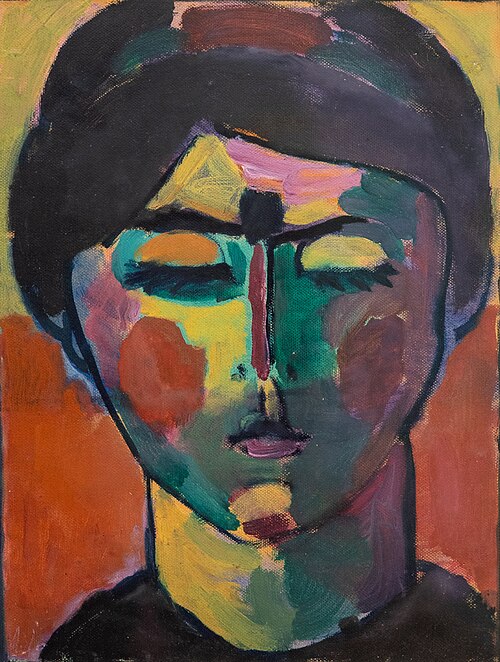 Head of a Woman, 1917, Alexej von Jawlensky